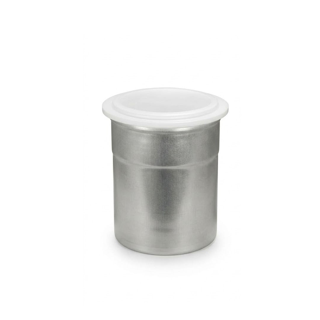 Vaso Pacossier de acero cromado Pacojet con tapa