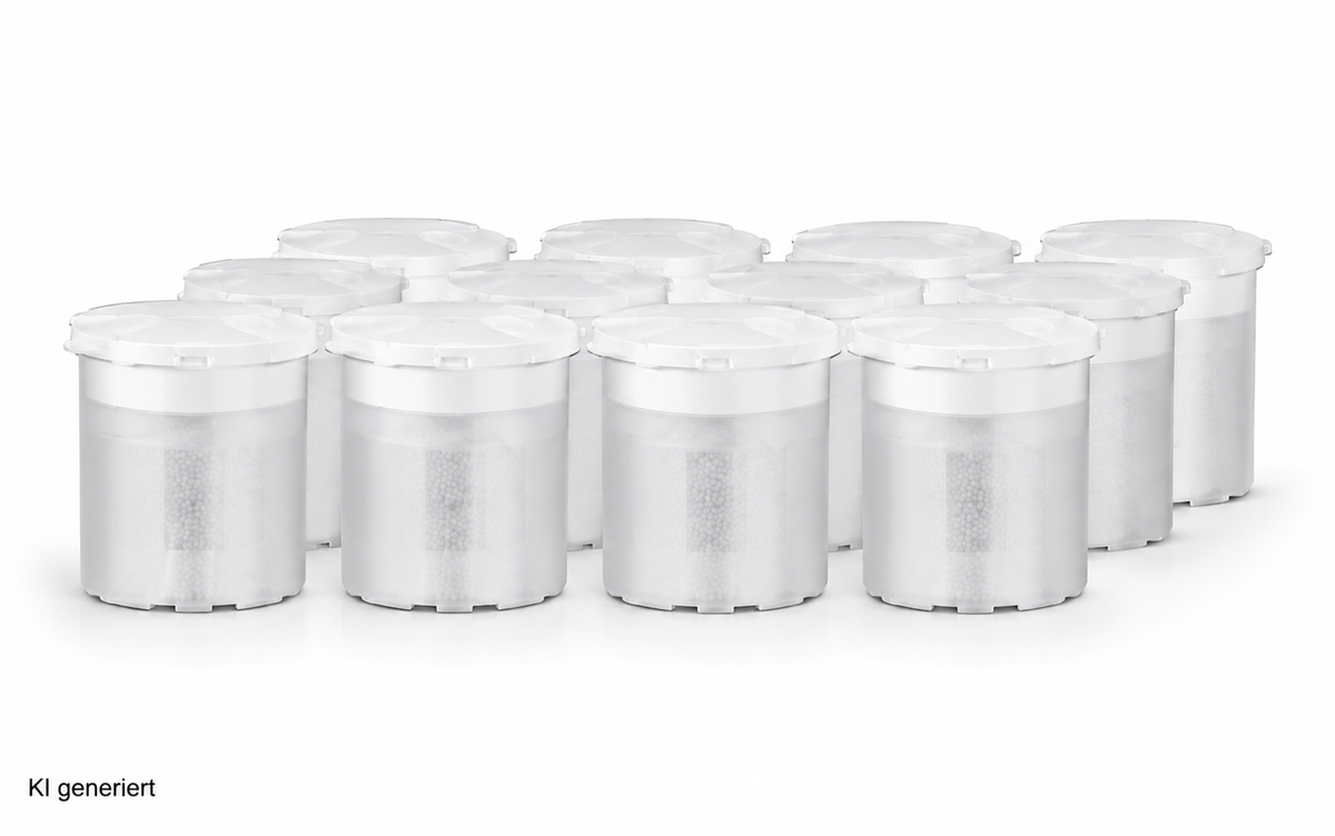 Mousse Chef transparente Kunststoffbecher Set à 12 mit Verschlusskappe
