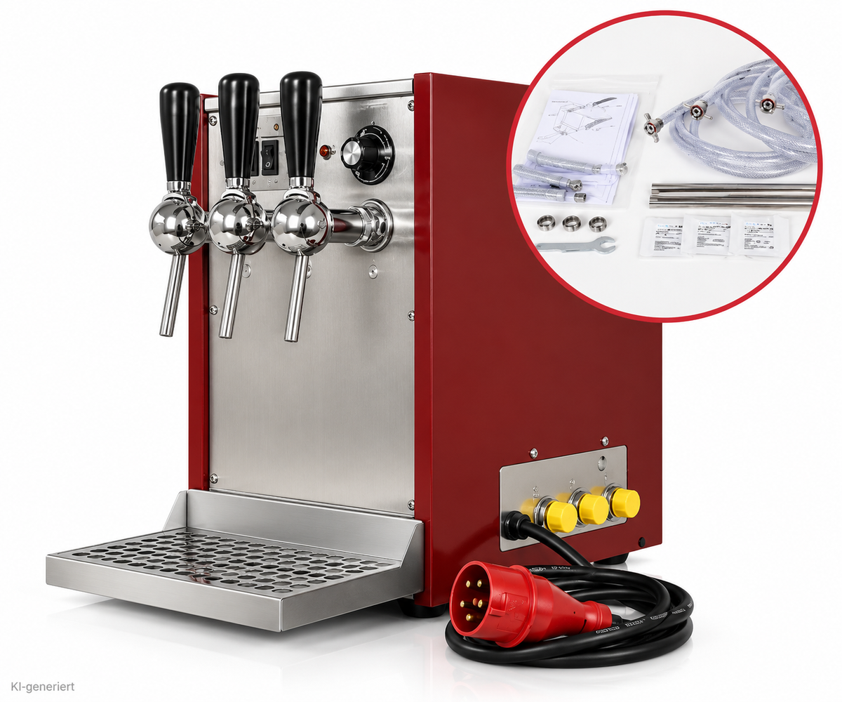 Selbach Glühwein Durchlauferhitzer OTHG 105 IIIE 3 Zapfhähne - Elektrische Förderpumpe